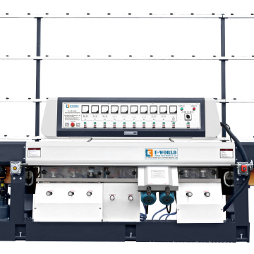 Máquina de bordes redondos de vidrio PLC 9 Motors de alta eficiencia para molienda de vidrio